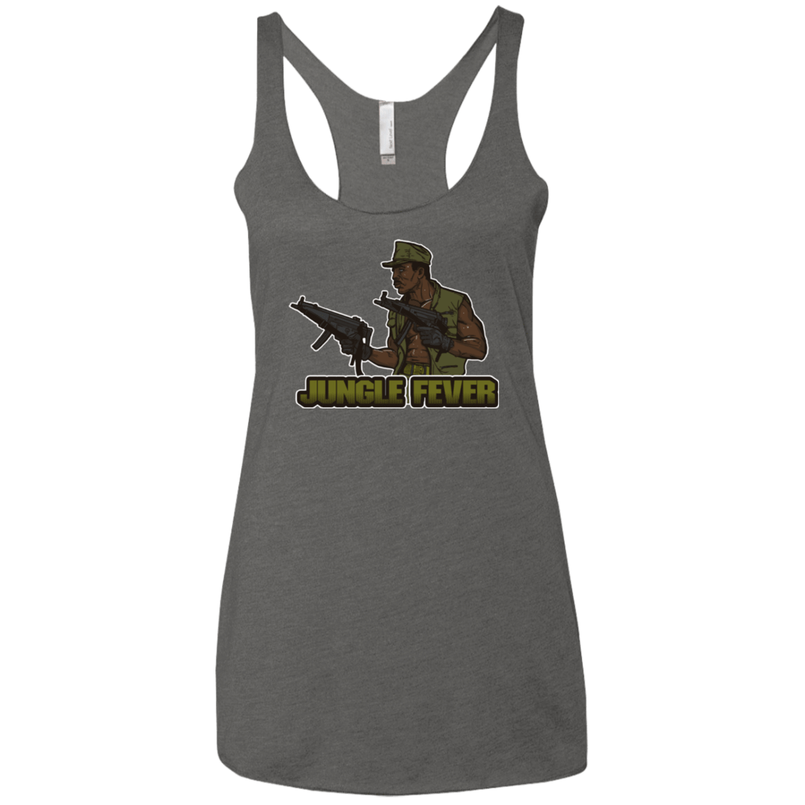 T-Shirts Premium Heather / X-Small Jungle Fever Women's Triblend Racerback Tank