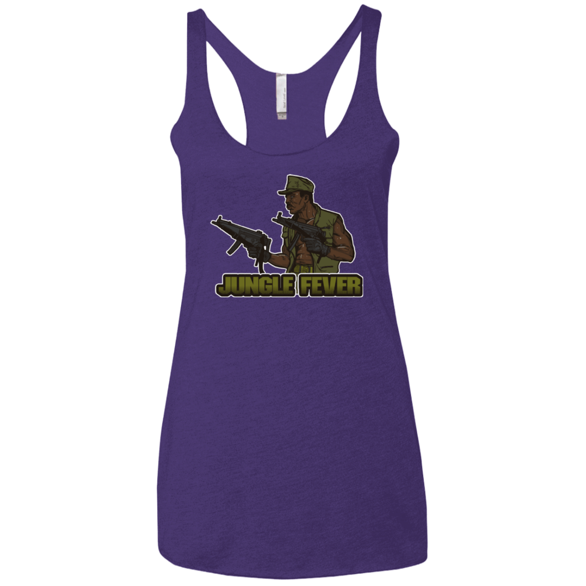 T-Shirts Purple Rush / X-Small Jungle Fever Women's Triblend Racerback Tank