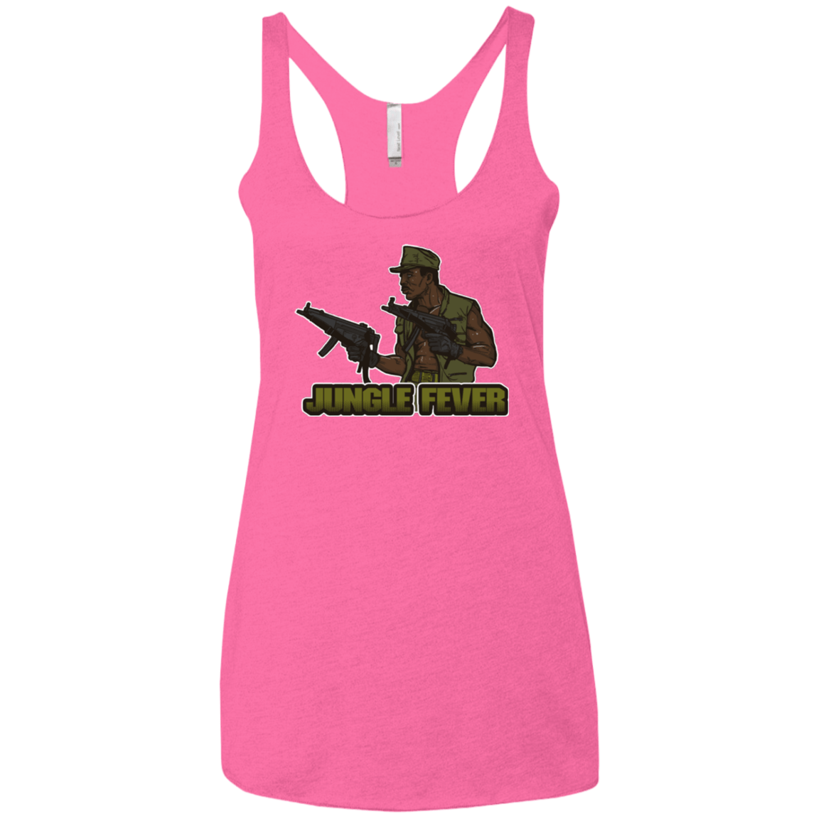 T-Shirts Vintage Pink / X-Small Jungle Fever Women's Triblend Racerback Tank