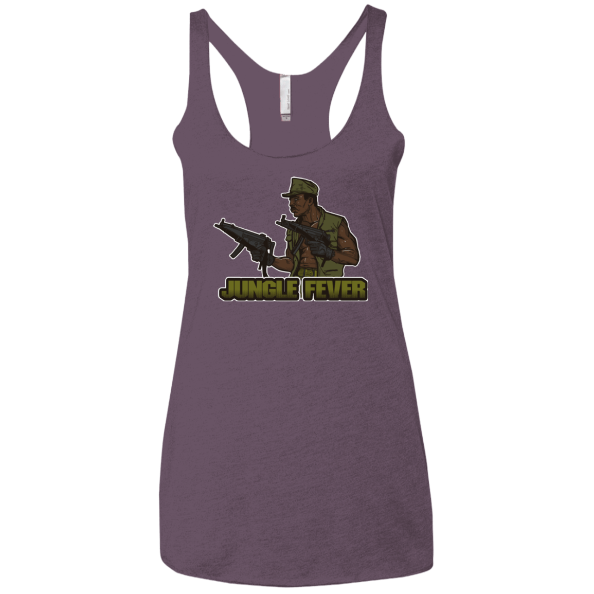 T-Shirts Vintage Purple / X-Small Jungle Fever Women's Triblend Racerback Tank
