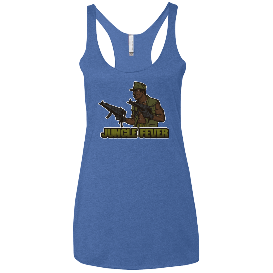 T-Shirts Vintage Royal / X-Small Jungle Fever Women's Triblend Racerback Tank