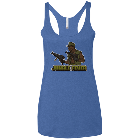 T-Shirts Vintage Royal / X-Small Jungle Fever Women's Triblend Racerback Tank