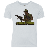 T-Shirts Heather White / YXS Jungle Fever Youth Triblend T-Shirt
