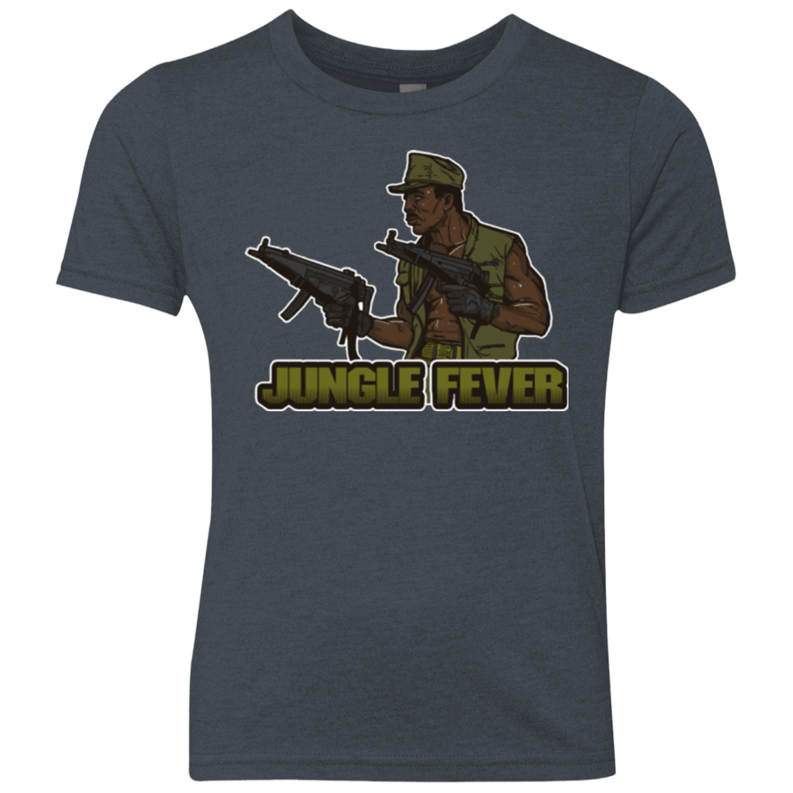 T-Shirts Vintage Navy / YXS Jungle Fever Youth Triblend T-Shirt