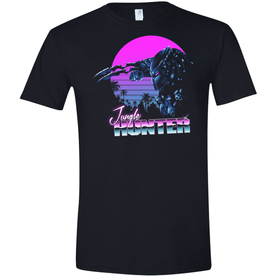 T-Shirts Black / S Jungle Hunter Men's Semi-Fitted Softstyle