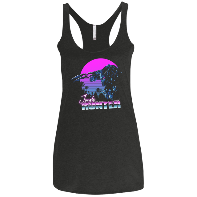 T-Shirts Vintage Black / X-Small Jungle Hunter Women's Triblend Racerback Tank
