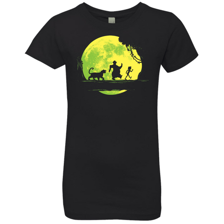 T-Shirts Black / YXS Jungle Moonwalk Girls Premium T-Shirt