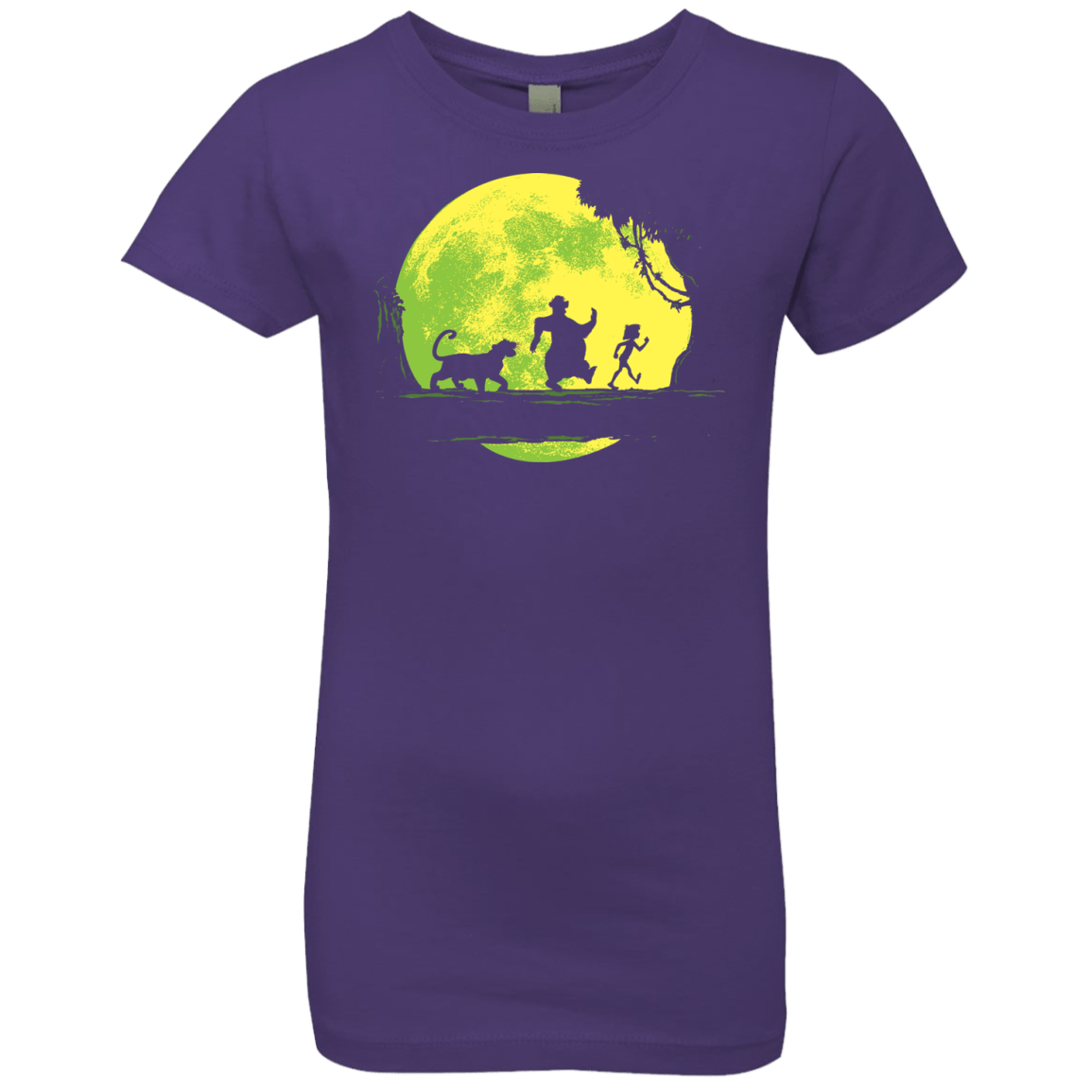 T-Shirts Purple Rush / YXS Jungle Moonwalk Girls Premium T-Shirt