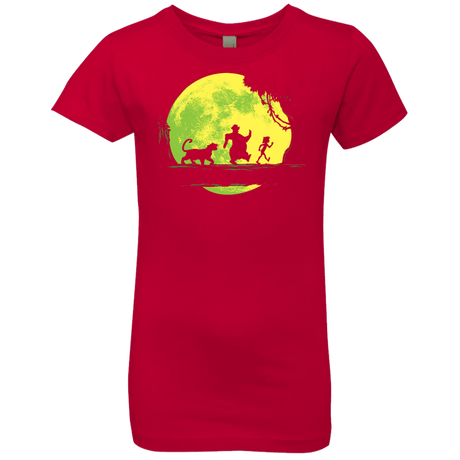 T-Shirts Red / YXS Jungle Moonwalk Girls Premium T-Shirt