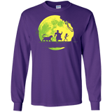 T-Shirts Purple / S Jungle Moonwalk Men's Long Sleeve T-Shirt