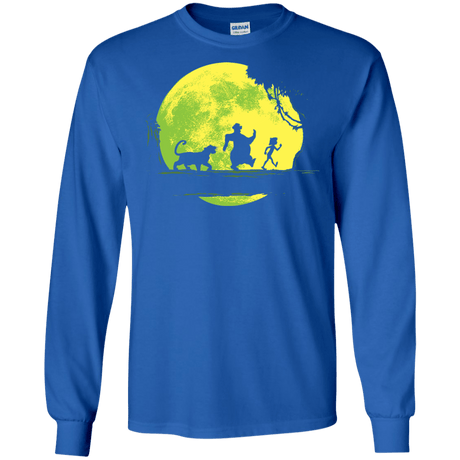 T-Shirts Royal / S Jungle Moonwalk Men's Long Sleeve T-Shirt