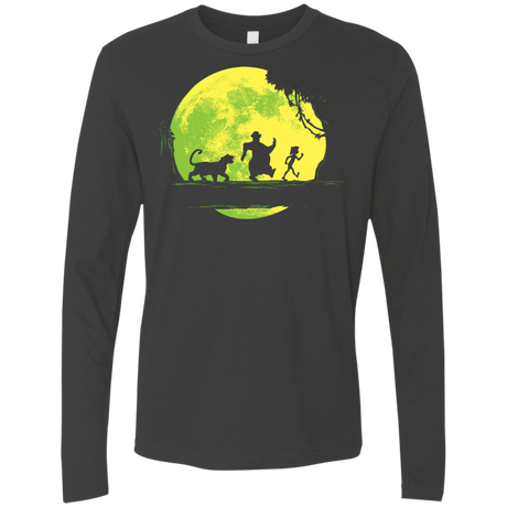 T-Shirts Heavy Metal / S Jungle Moonwalk Men's Premium Long Sleeve