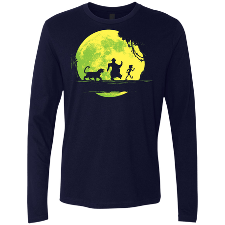 T-Shirts Midnight Navy / S Jungle Moonwalk Men's Premium Long Sleeve