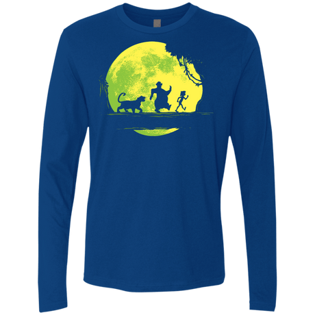 T-Shirts Royal / S Jungle Moonwalk Men's Premium Long Sleeve