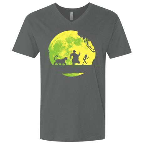 T-Shirts Heavy Metal / X-Small Jungle Moonwalk Men's Premium V-Neck