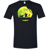 T-Shirts Black / X-Small Jungle Moonwalk Men's Semi-Fitted Softstyle