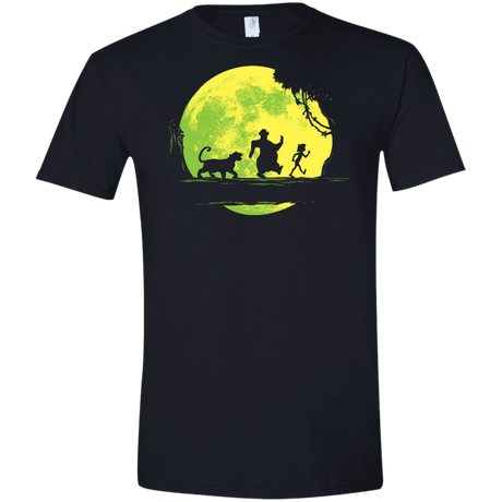 T-Shirts Black / X-Small Jungle Moonwalk Men's Semi-Fitted Softstyle