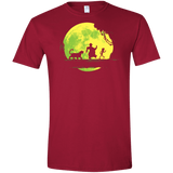 T-Shirts Cardinal Red / S Jungle Moonwalk Men's Semi-Fitted Softstyle