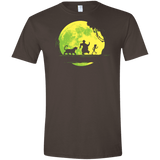 T-Shirts Dark Chocolate / S Jungle Moonwalk Men's Semi-Fitted Softstyle
