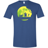 T-Shirts Heather Royal / X-Small Jungle Moonwalk Men's Semi-Fitted Softstyle