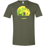 T-Shirts Military Green / S Jungle Moonwalk Men's Semi-Fitted Softstyle