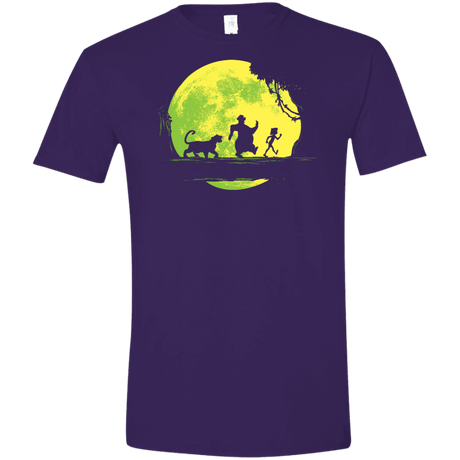 T-Shirts Purple / S Jungle Moonwalk Men's Semi-Fitted Softstyle