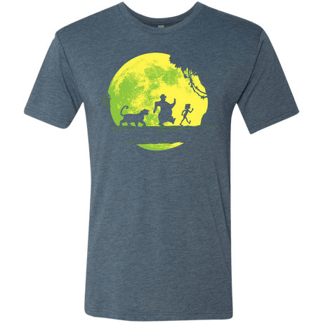T-Shirts Indigo / S Jungle Moonwalk Men's Triblend T-Shirt