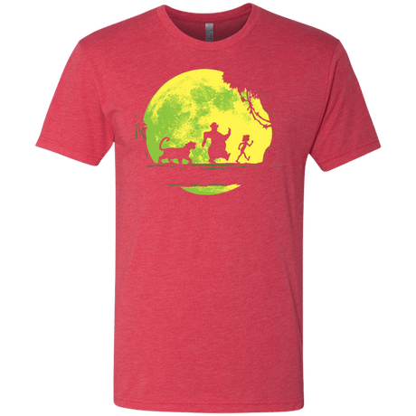 T-Shirts Vintage Red / S Jungle Moonwalk Men's Triblend T-Shirt