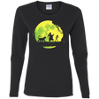 T-Shirts Black / S Jungle Moonwalk Women's Long Sleeve T-Shirt