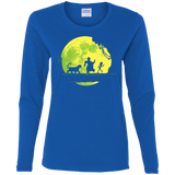T-Shirts Royal / S Jungle Moonwalk Women's Long Sleeve T-Shirt