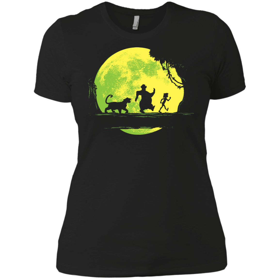 T-Shirts Black / X-Small Jungle Moonwalk Women's Premium T-Shirt