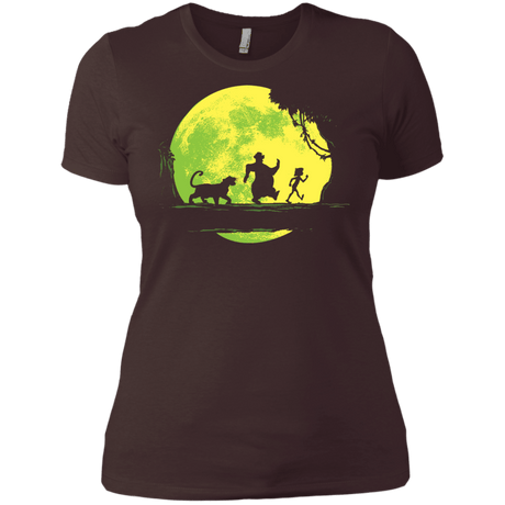 T-Shirts Dark Chocolate / X-Small Jungle Moonwalk Women's Premium T-Shirt