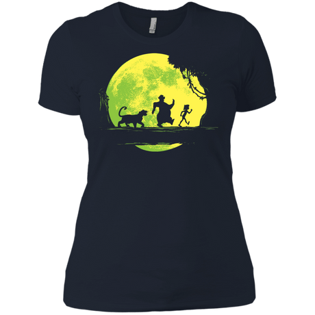 T-Shirts Midnight Navy / X-Small Jungle Moonwalk Women's Premium T-Shirt