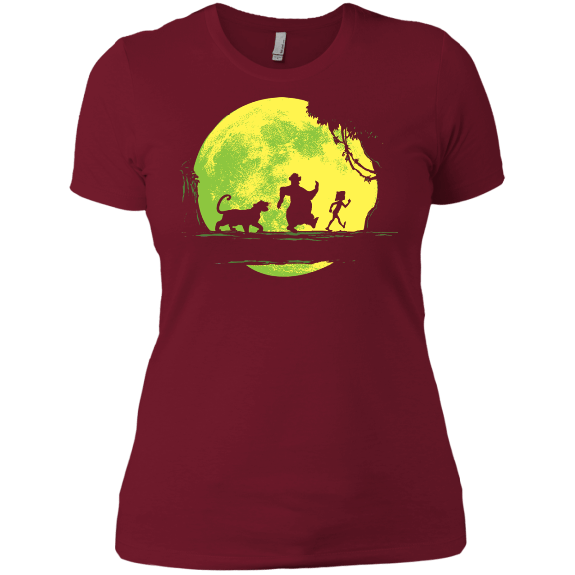 T-Shirts Scarlet / X-Small Jungle Moonwalk Women's Premium T-Shirt