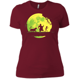 T-Shirts Scarlet / X-Small Jungle Moonwalk Women's Premium T-Shirt