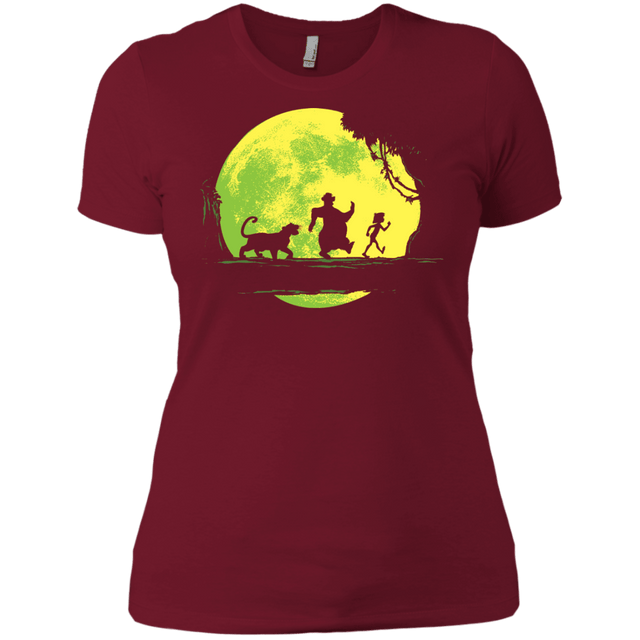 T-Shirts Scarlet / X-Small Jungle Moonwalk Women's Premium T-Shirt