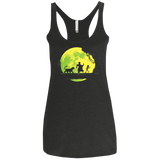 T-Shirts Vintage Black / X-Small Jungle Moonwalk Women's Triblend Racerback Tank