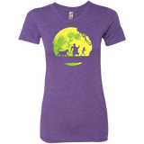 T-Shirts Purple Rush / S Jungle Moonwalk Women's Triblend T-Shirt