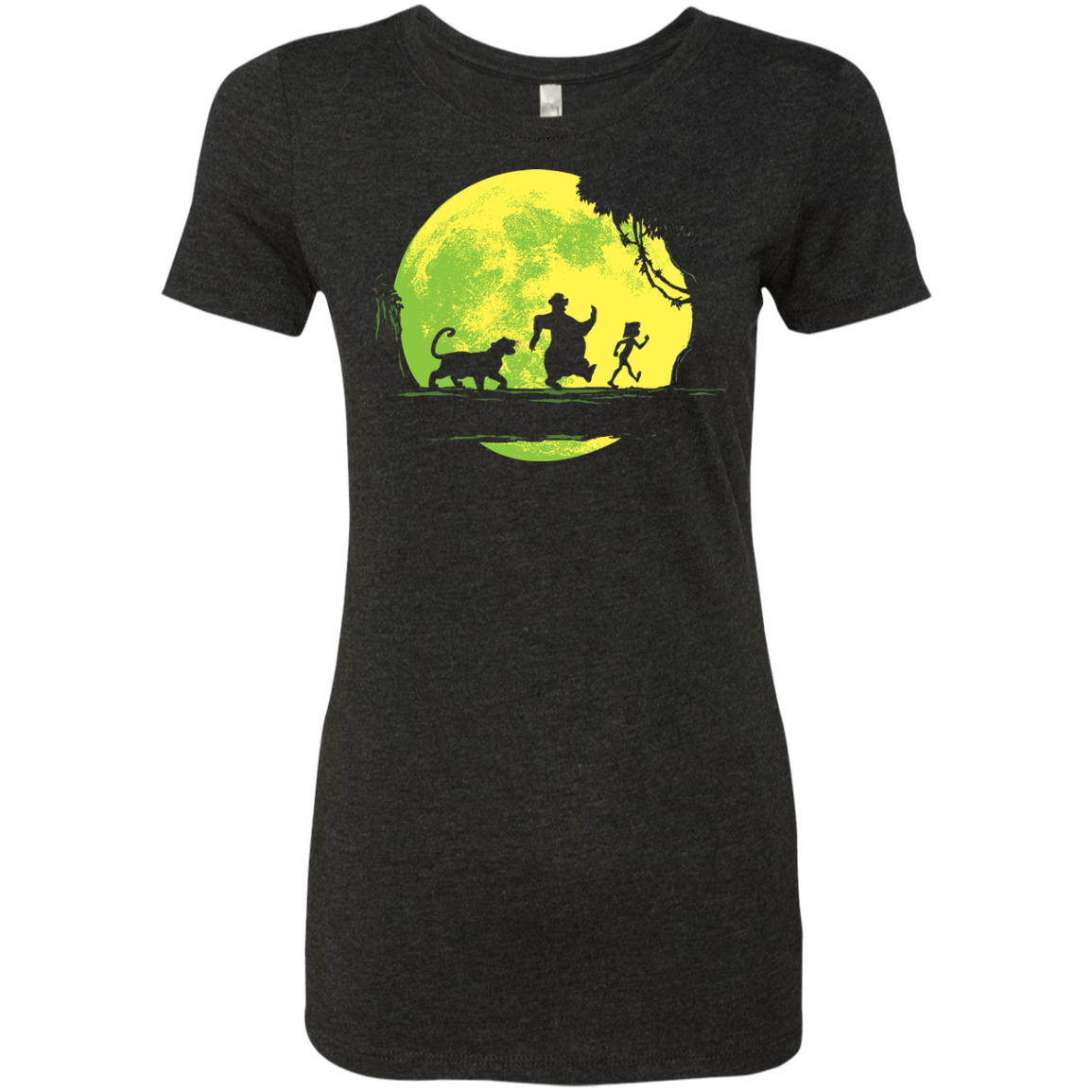 T-Shirts Vintage Black / S Jungle Moonwalk Women's Triblend T-Shirt