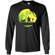 T-Shirts Black / YS Jungle Moonwalk Youth Long Sleeve T-Shirt