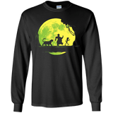 T-Shirts Black / YS Jungle Moonwalk Youth Long Sleeve T-Shirt