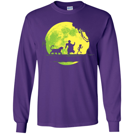 T-Shirts Purple / YS Jungle Moonwalk Youth Long Sleeve T-Shirt
