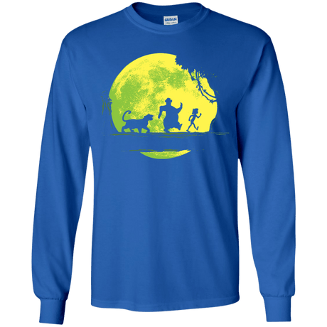 T-Shirts Royal / YS Jungle Moonwalk Youth Long Sleeve T-Shirt