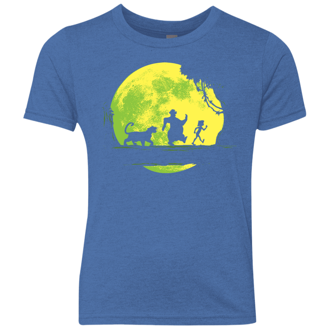 T-Shirts Vintage Royal / YXS Jungle Moonwalk Youth Triblend T-Shirt