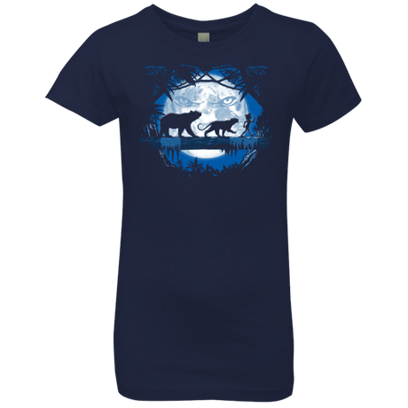 T-Shirts Midnight Navy / YXS Jungle Pals Girls Premium T-Shirt