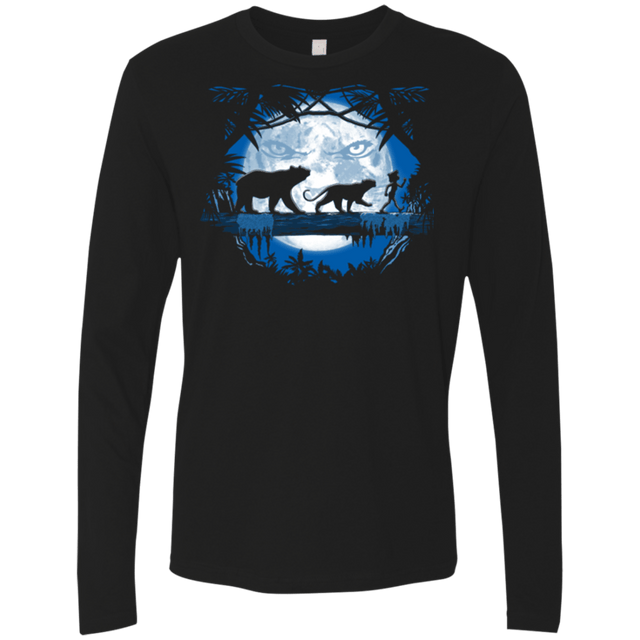 T-Shirts Black / Small Jungle Pals Men's Premium Long Sleeve
