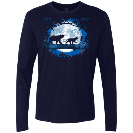 T-Shirts Midnight Navy / Small Jungle Pals Men's Premium Long Sleeve