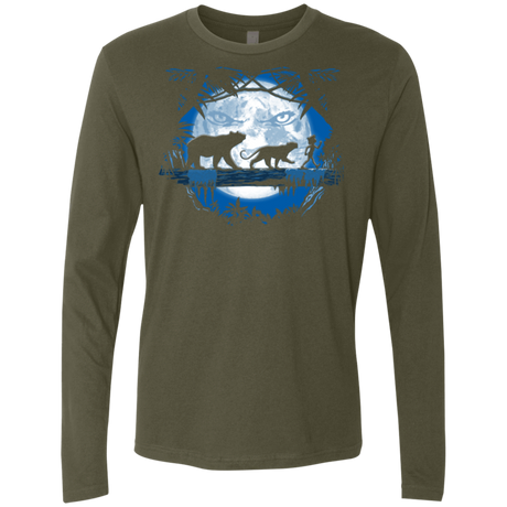 T-Shirts Military Green / Small Jungle Pals Men's Premium Long Sleeve