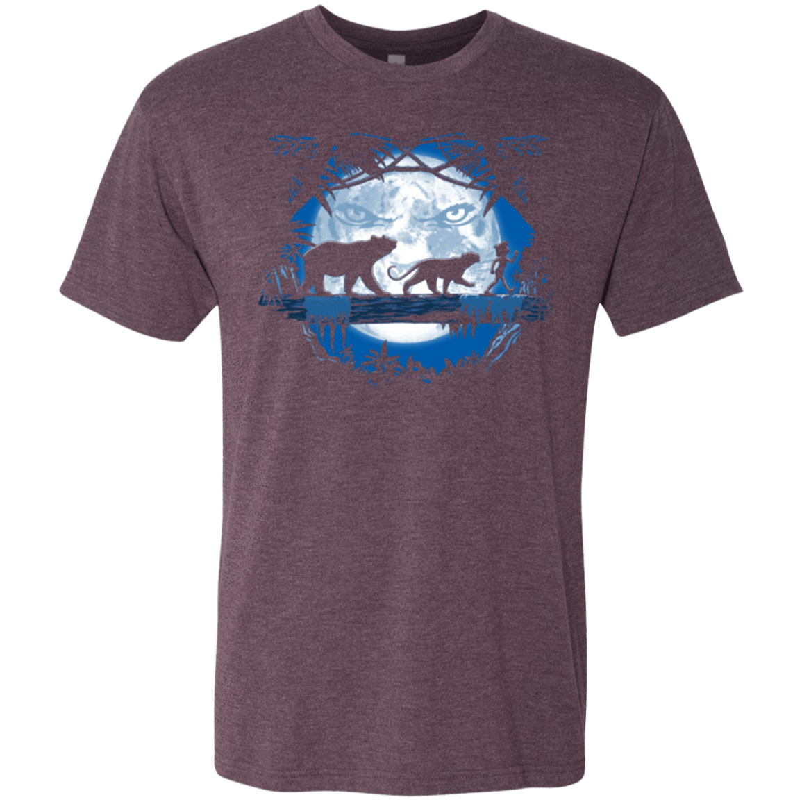 T-Shirts Vintage Purple / Small Jungle Pals Men's Triblend T-Shirt