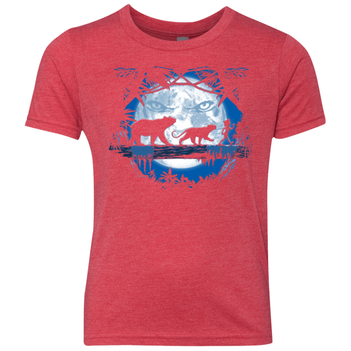 T-Shirts Vintage Red / YXS Jungle Pals Youth Triblend T-Shirt
